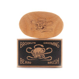 Beechwood and Boar Bristle Beard Brush - Brooklyn Grooming