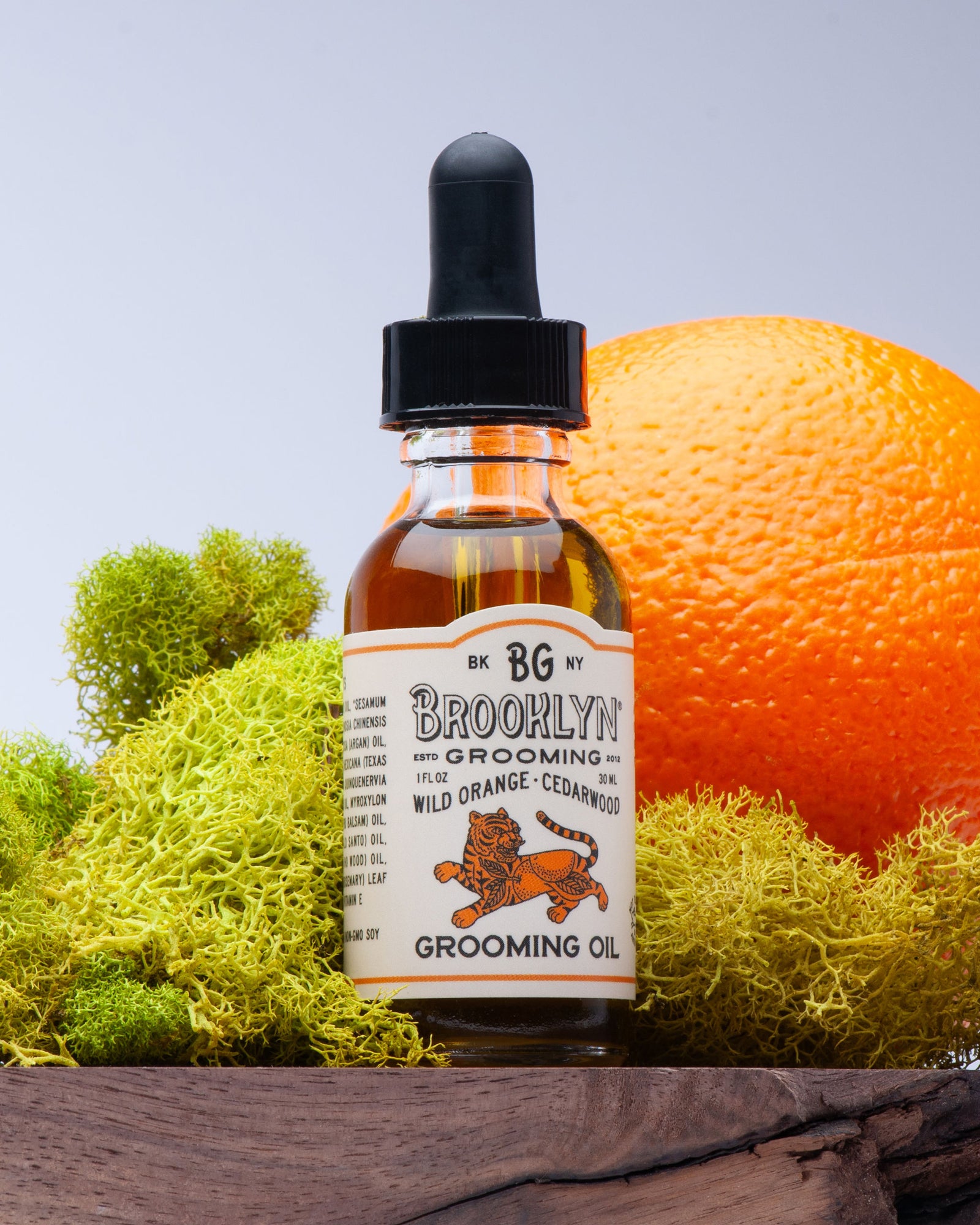 Wild orange and Cedar wood grooming oil – Brooklyn Grooming