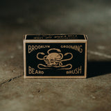 Beechwood and Boar Bristle Beard Brush - Brooklyn Grooming 