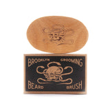 Beechwood and Boar Bristle Beard Brush - Brooklyn Grooming 
