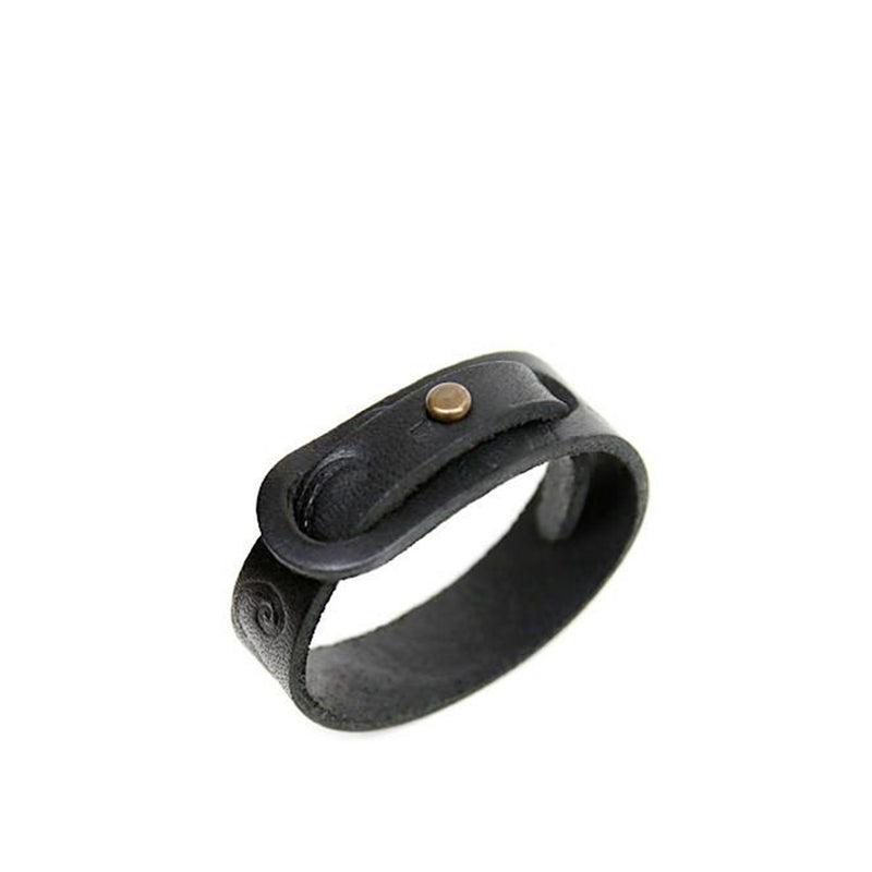 Kraken Leather Bracelet in Black - Brooklyn Grooming 