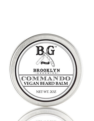 Vegan Classic Beard Balm - Commando 2 oz. - Brooklyn Grooming 