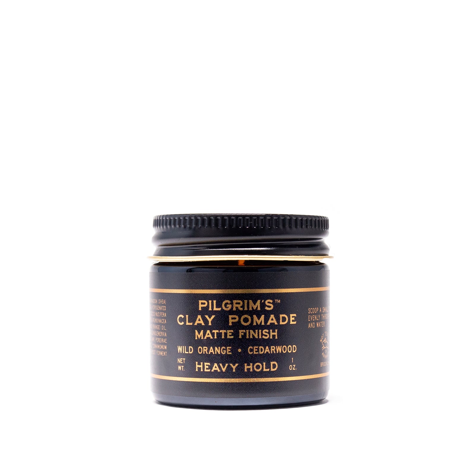 Clay pomade - Wild orange and Cedarwood – Brooklyn Grooming