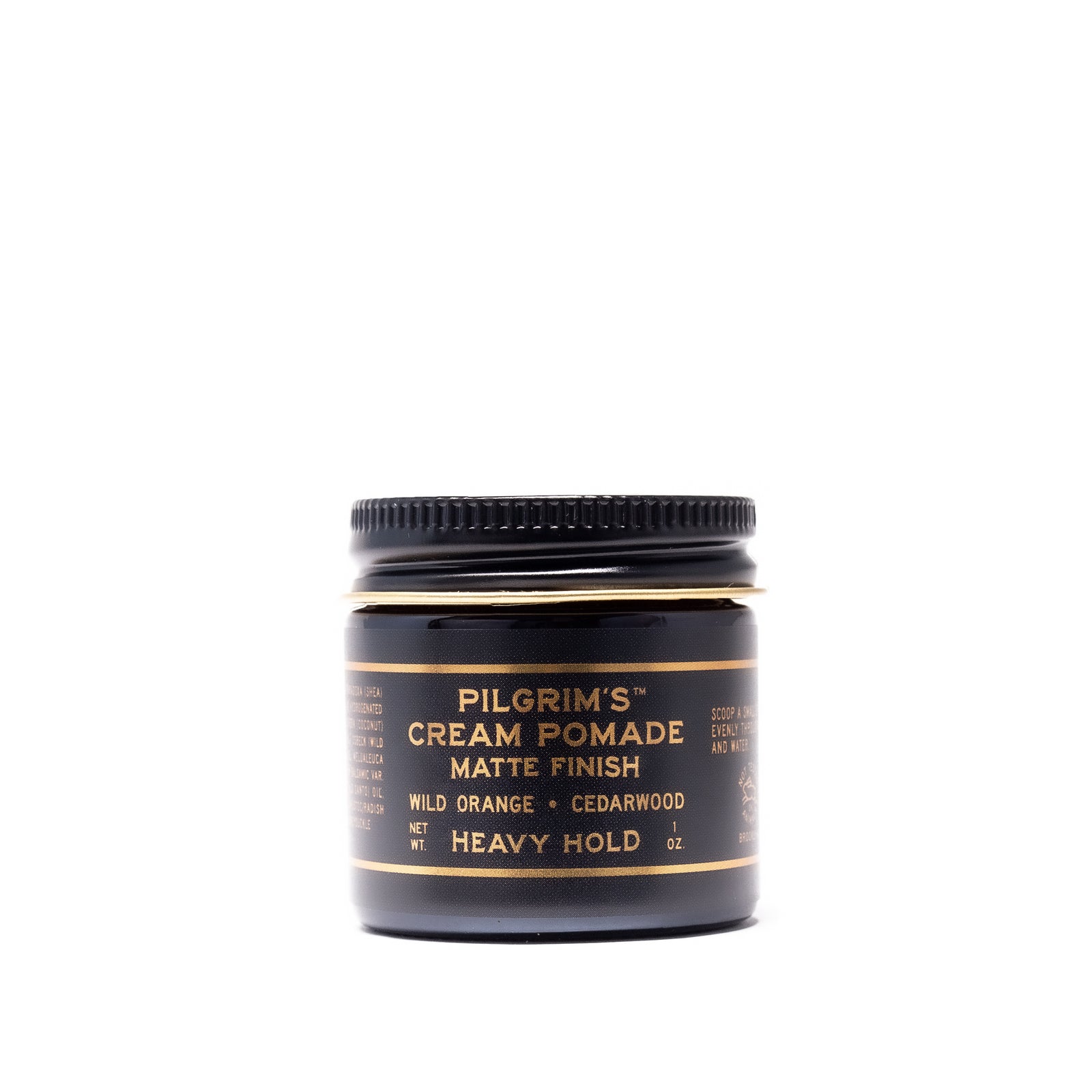 Pilgrim's Wild orange and Cedarwood Matte cream – Brooklyn Grooming